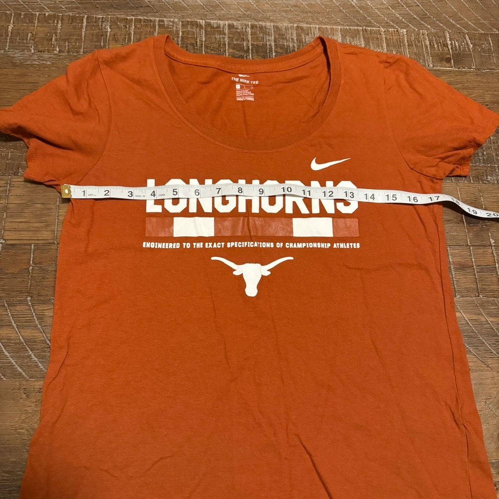 Nike Texas Longhorns T-Shirt Women’s Size Small Burnt Orange Athletic Tee - Picture 10 of 13